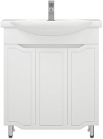 Corozo Тумба под раковину Мирра 75 белая